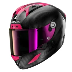 Casco Integrale Shark Aeron Carbon Skin Viola Blu