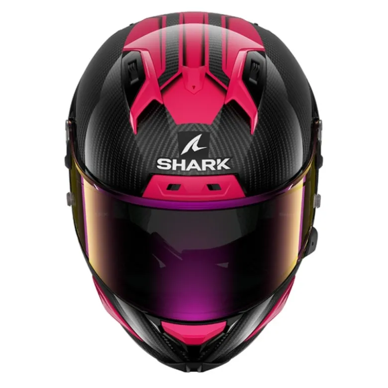 Casco Integrale Shark Aeron Carbon Skin Viola Blu