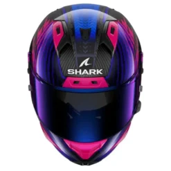 Casco Integrale Shark Aeron Edgy Carbon Blu Chrome