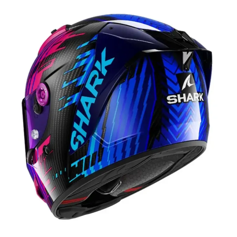 Casco Integrale Shark Aeron Edgy Carbon Blu Chrome