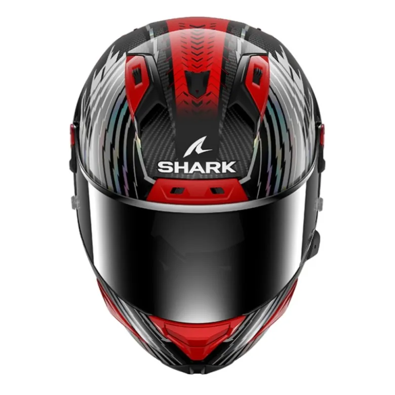 Casco Integrale Shark Aeron Edgy Carbon Rosso Chrome