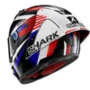 Casco Integrale Shark AERON-GP FIM RACING -1 Firstlap Carbon Blu Rosso