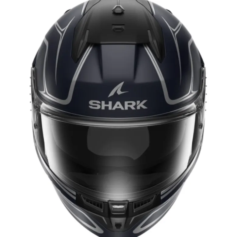 Casco Integrale Shark D-Skwal 3 Drone Silver Blu Opaco