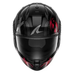 Casco Integrale Shark D-Skwal 3 Shiever Nero Antracite Rosso Lucido