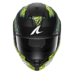 Casco Integrale Shark D-Skwal 3 Speed-Vib Nero Verde Blu Opaco