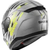 Casco Integrale Shark Ridill 2 Assya Grigio Antracite Giallo