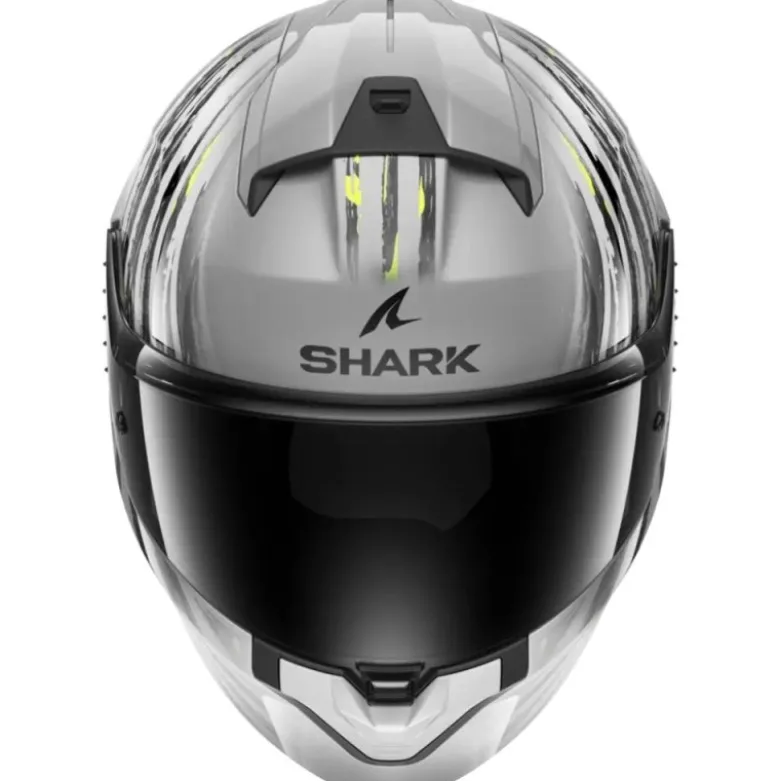 Casco Integrale Shark Ridill 2 Assya Grigio Antracite Giallo
