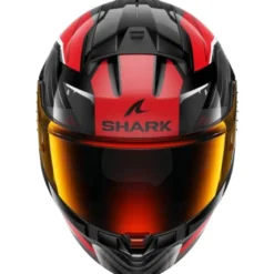 Casco Integrale Shark Ridill 2 Bersek Nero Antracite Rosso
