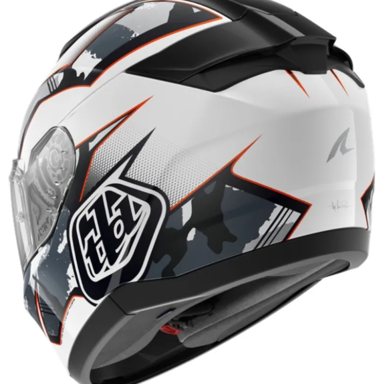 Casco Integrale Shark Ridill 2 Matrix Camo Bianco Silver Rosso