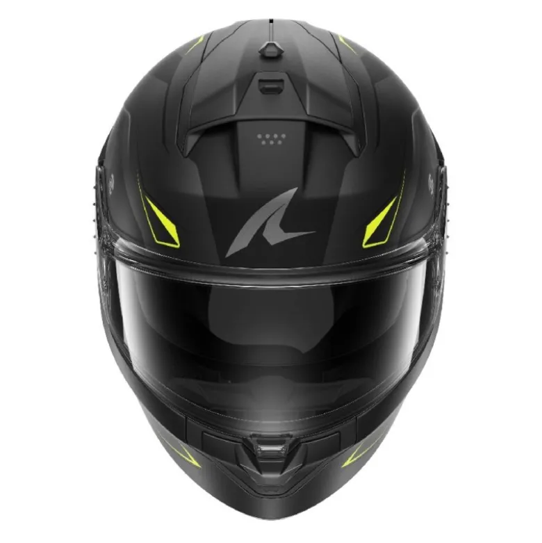 Casco Integrale Shark Ridill 2 Mekarium Antracite Giallo Opaco