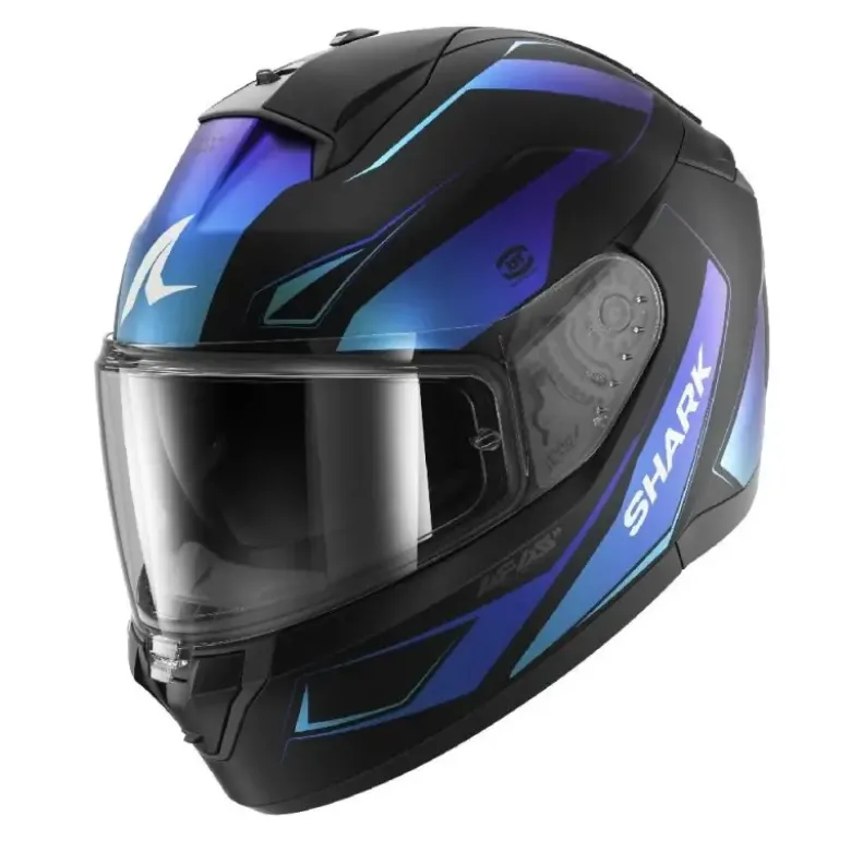 Casco Integrale Shark Ridill 2 Mekarium Nero Blu Opaco