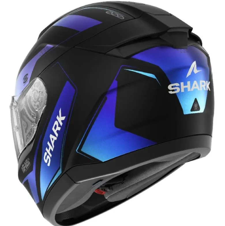 Casco Integrale Shark Ridill 2 Mekarium Nero Blu Opaco