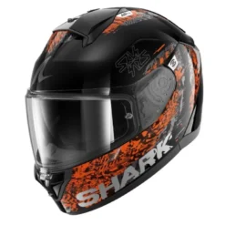 Casco Integrale Shark Ridill 2 Speed-Vib Nero Antracite Arancione