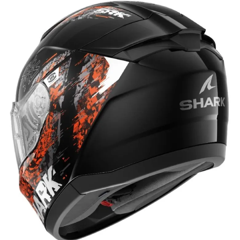 Casco Integrale Shark Ridill 2 Speed-Vib Nero Antracite Arancione