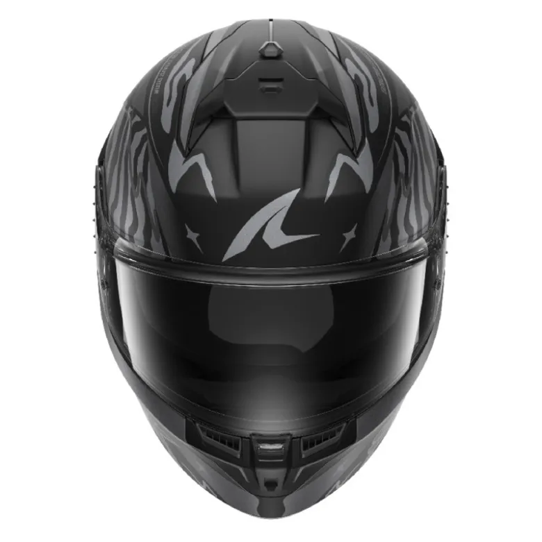 Casco Integrale Shark Skwal Cup Speed-Fancy Nero Antracite Silver Opaco