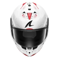 Casco Integrale Shark Skwal Cup Speed-Tech Bianco Rosso Nero Lucido