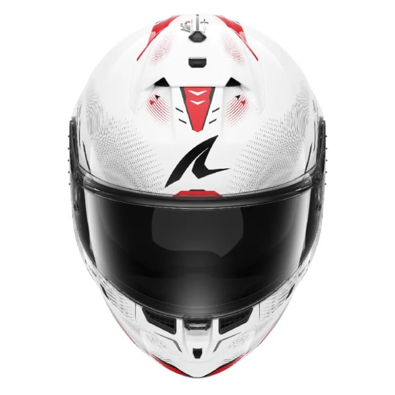 Casco Integrale Shark Skwal Cup Speed-Tech Bianco Rosso Nero Lucido