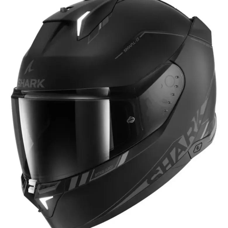 Casco Integrale Shark Skwal i3 Blank Sp Nero Antracite Opaco