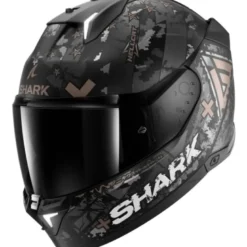 Casco Integrale Shark Skwal i3 Hellcat Nero Chrome Antracite Opaco