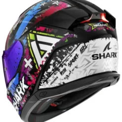 Casco Integrale Shark Skwal i3 Hellcat Nero Chrome Blu
