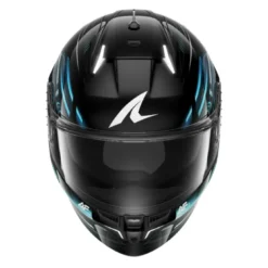 Casco Integrale Shark Skwal i3 Light-Blur Nero Blu Verde Lucido