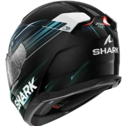Casco Integrale Shark Skwal i3 Light-Blur Nero Blu Verde Lucido