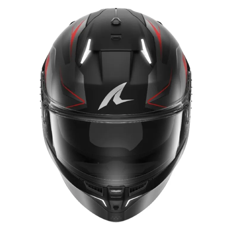 Casco Integrale Shark Skwal i3 Mekarium Nero Antracite Rosso Opaco
