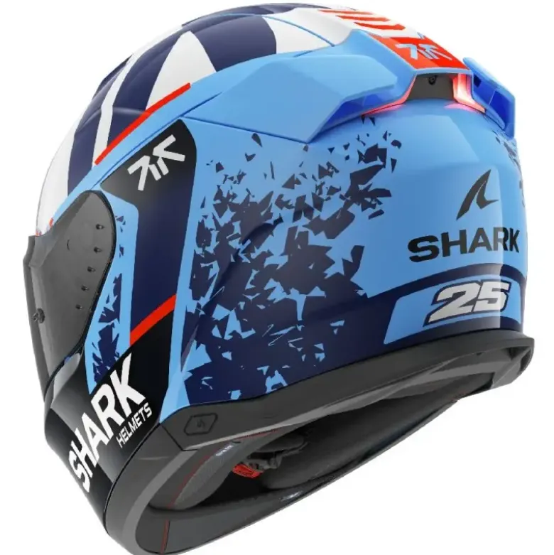 Casco Integrale Shark Skwal i3 Replica Raul Fernandez Blu Bianco Lucido