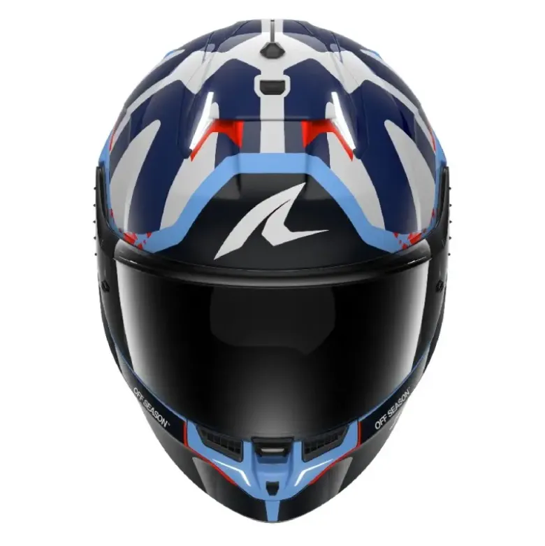 Casco Integrale Shark Skwal i3 Replica Raul Fernandez Blu Bianco Lucido