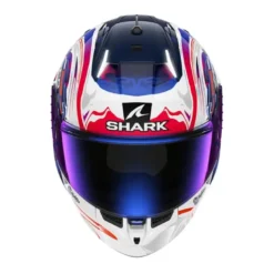 Casco Integrale Shark Skwal i3 Replica Zarco GP FCE Bianco Viola Blu