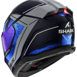 Casco Integrale Shark Skwal i3 Rhad Blu Chrome Silver