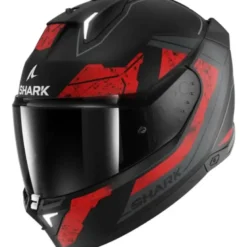 Casco Integrale Shark Skwal i3 Rhad Nero Chrome Rosso Opaco