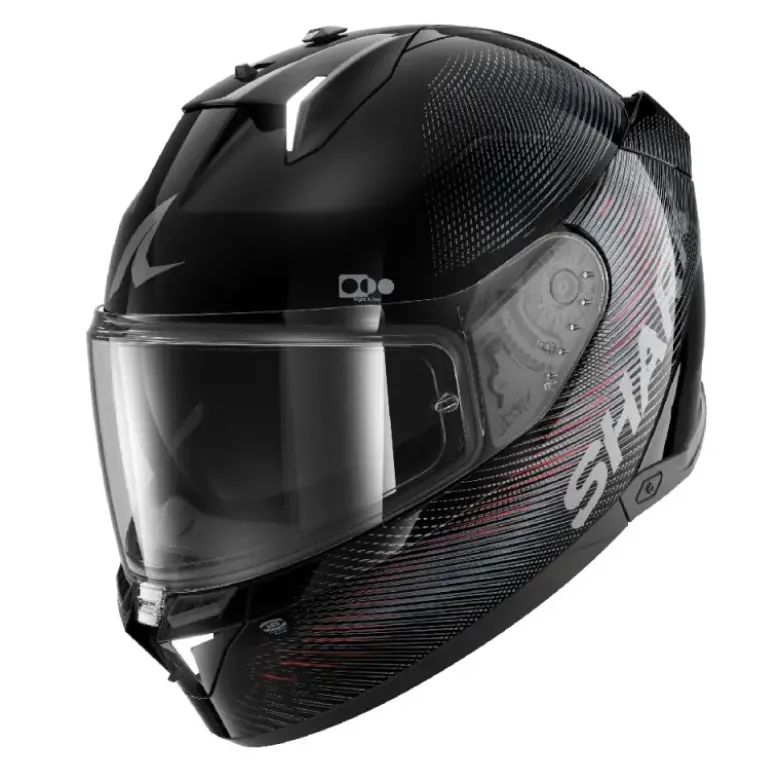Casco Integrale Shark Skwal i3 Sp Lyne Nero Antracite Rosso Lucido