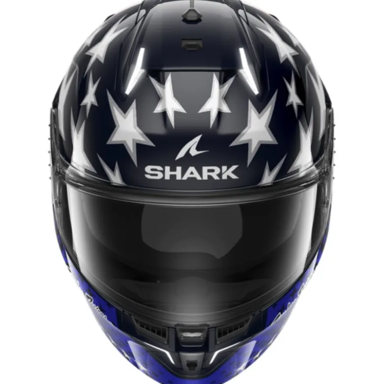 Casco Integrale Shark Skwal i3 Us Flag Blu Rosso Bianco