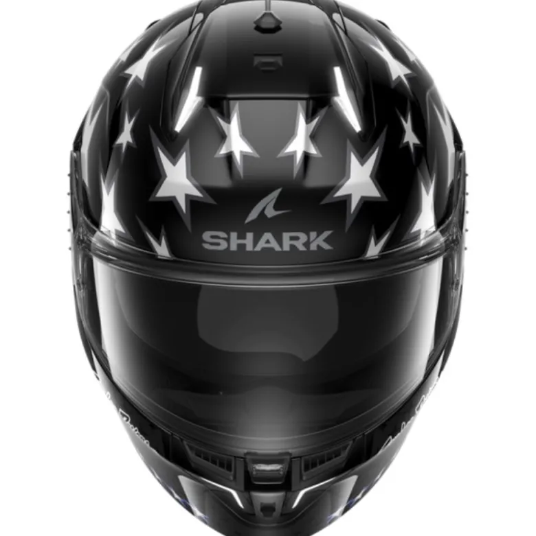 Casco Integrale Shark Skwal i3 Us Flag Nero Antracite