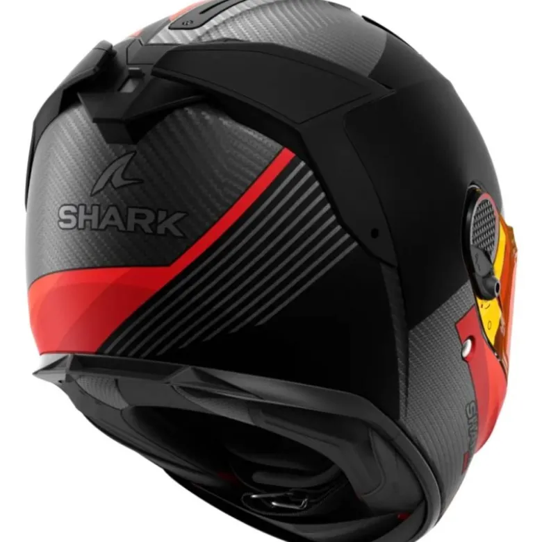 Casco Integrale Shark Spartan Gt Pro Carbon Dokhta Arancio Antracite Opaco