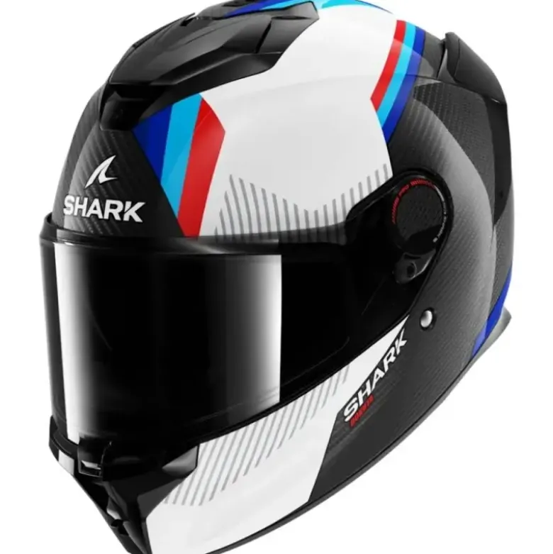 Casco Integrale Shark Spartan Gt Pro Carbon Dokhta Bianco Blu