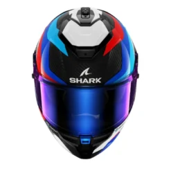 Casco Integrale Shark Spartan Gt Pro Carbon Guintoli Carbon Blu Rosso Lucido