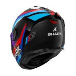 Casco Integrale Shark Spartan Gt Pro Carbon Guintoli Carbon Blu Rosso Lucido