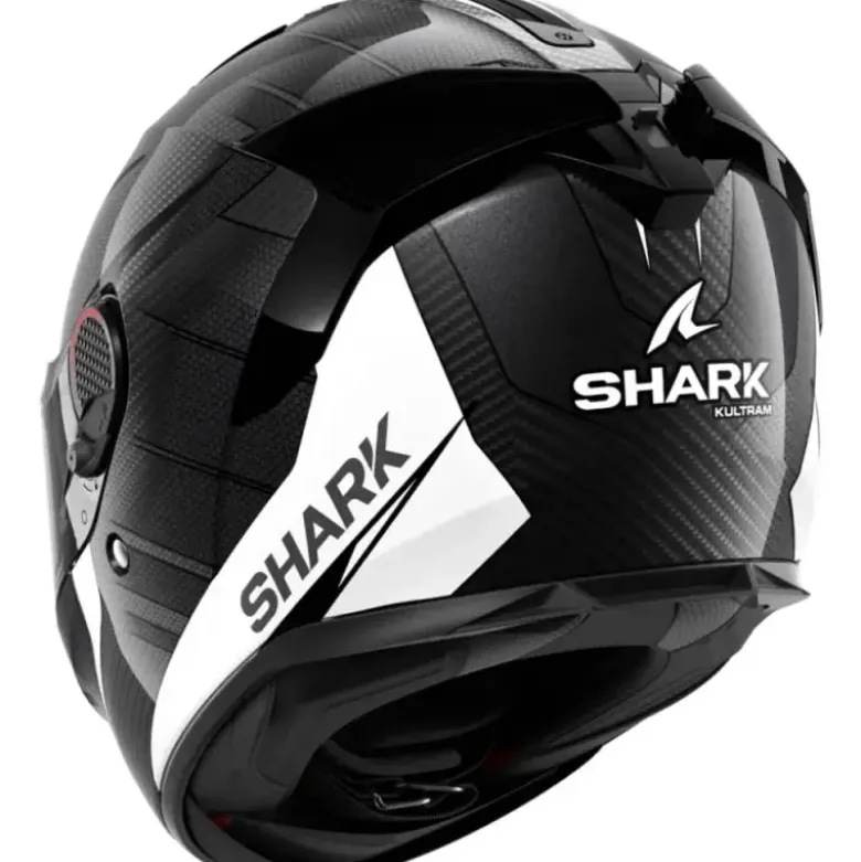 Casco Integrale Shark Spartan Gt Pro Carbon Kultram Bianco Nero