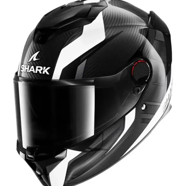Casco Integrale Shark Spartan Gt Pro Carbon Kultram Bianco Nero