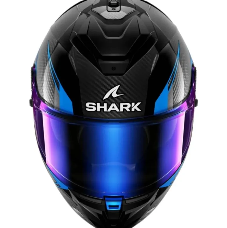 Casco Integrale Shark Spartan Gt Pro Carbon Kultram Nero Blu