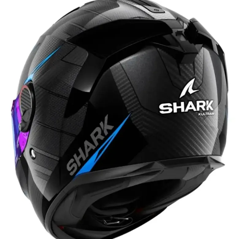 Casco Integrale Shark Spartan Gt Pro Carbon Kultram Nero Blu