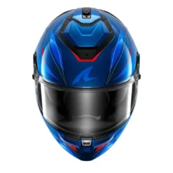 Casco Integrale Shark Spartan Gt Pro Carbon Mekarium Carbon Blu Arancione Lucido