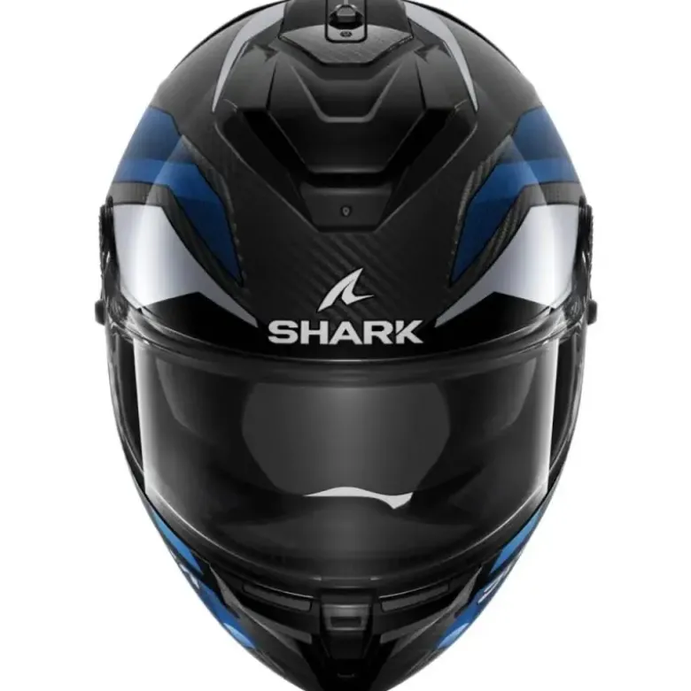 Casco Integrale Shark Spartan Gt Pro Carbon Ritmo Blu Chrome