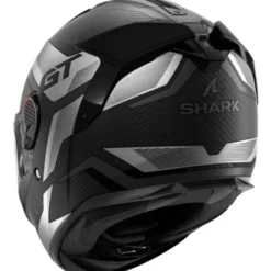 Casco Integrale Shark Spartan Gt Pro Carbon Ritmo Silver Chrome Opaco