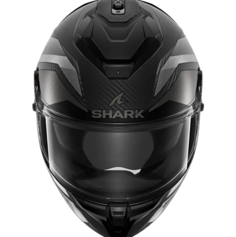 Casco Integrale Shark Spartan Gt Pro Carbon Ritmo Silver Chrome Opaco