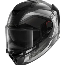 Casco Integrale Shark Spartan Gt Pro Carbon Ritmo Silver Chrome Opaco