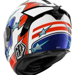 Casco Integrale Shark Spartan Gt Pro Flagstaff Bianco Rosso Blu