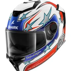 Casco Integrale Shark Spartan Gt Pro Flagstaff Bianco Rosso Blu